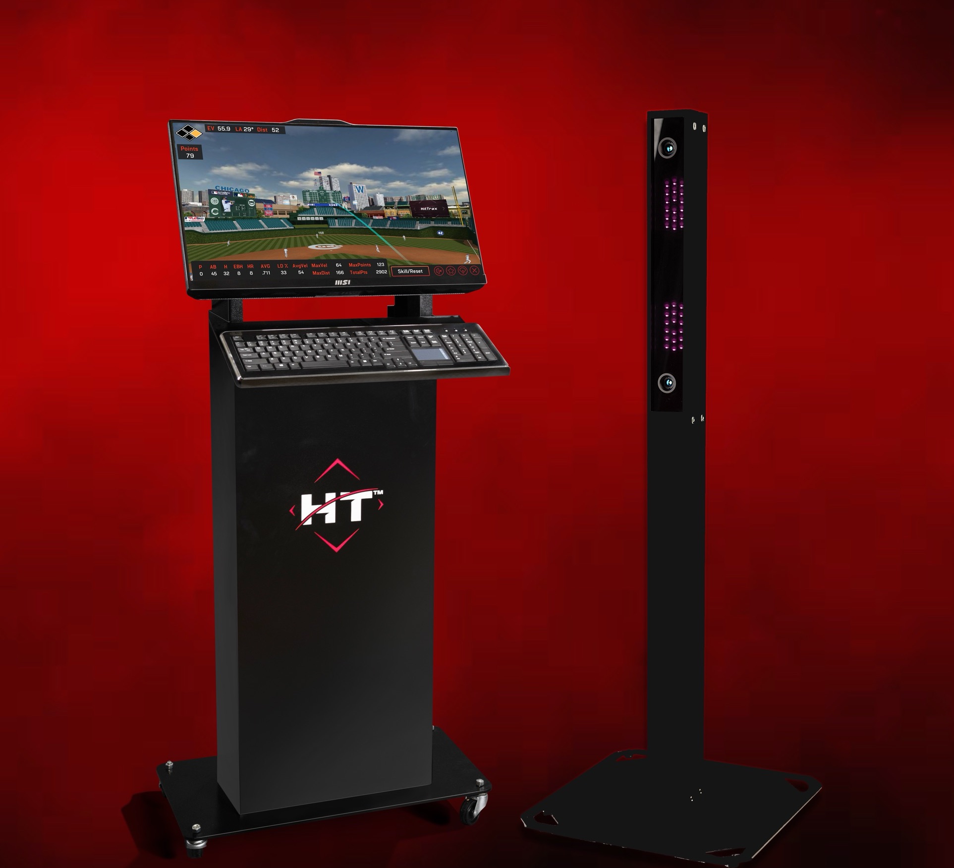 KD BASEBALL LAB — HitTraxで打撃練習する選手